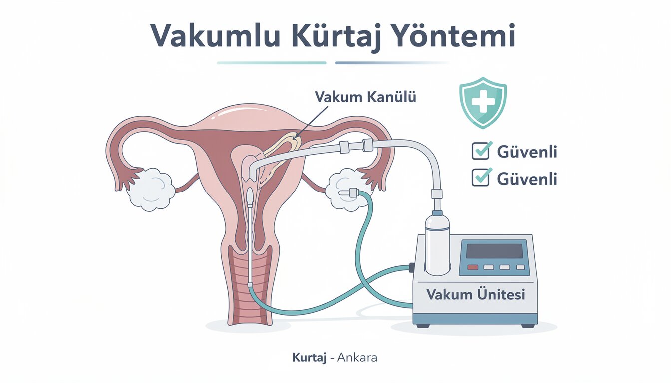 Vakumlu kürtaj işlemi Ankara